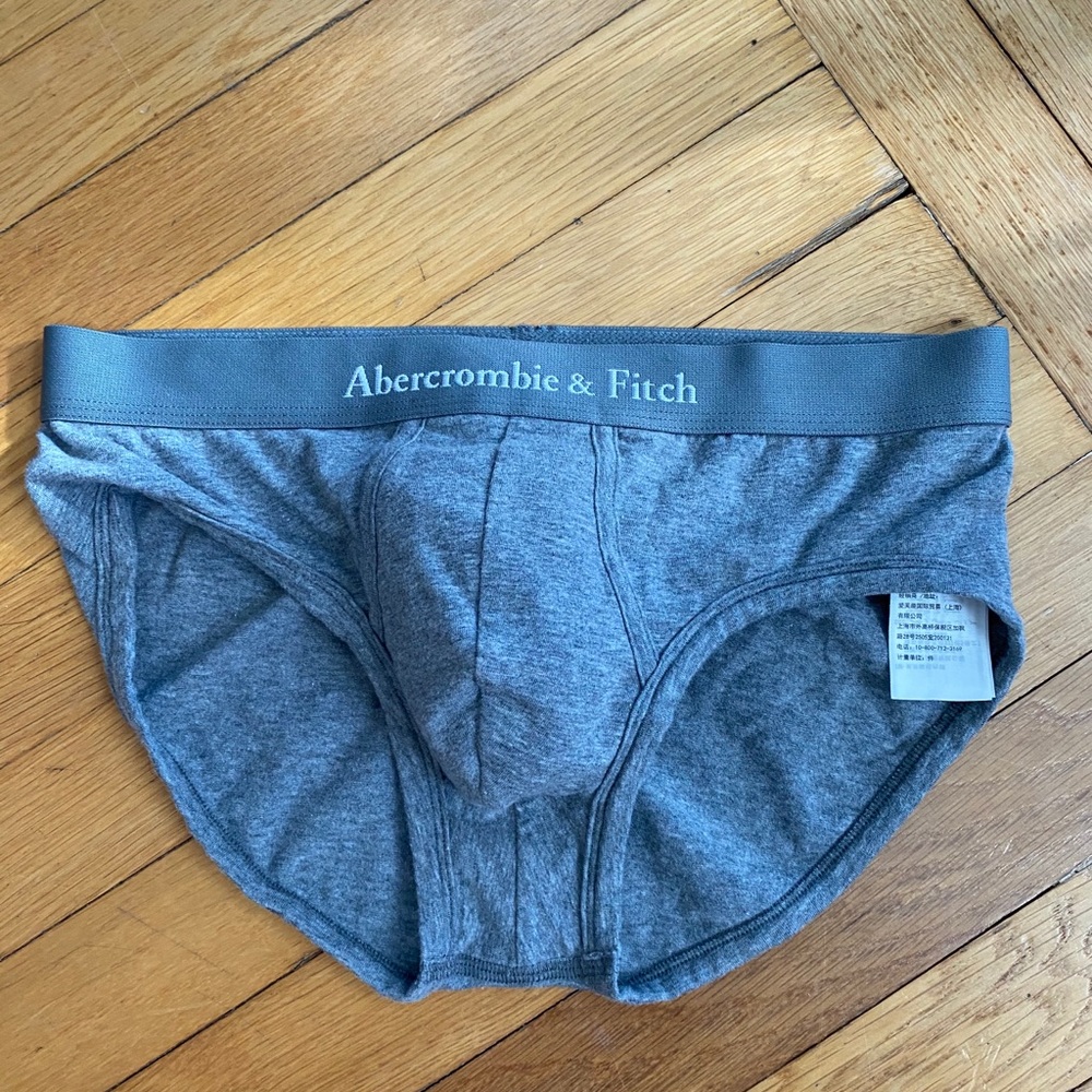 Grey AF cotton brief size S